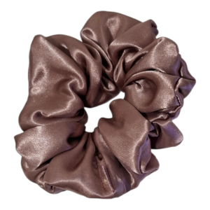 Satin Scrunchie Ash Rose