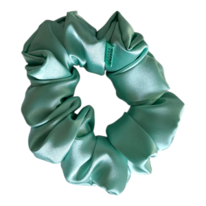 Deluxe Satin Scrunchie Light Green