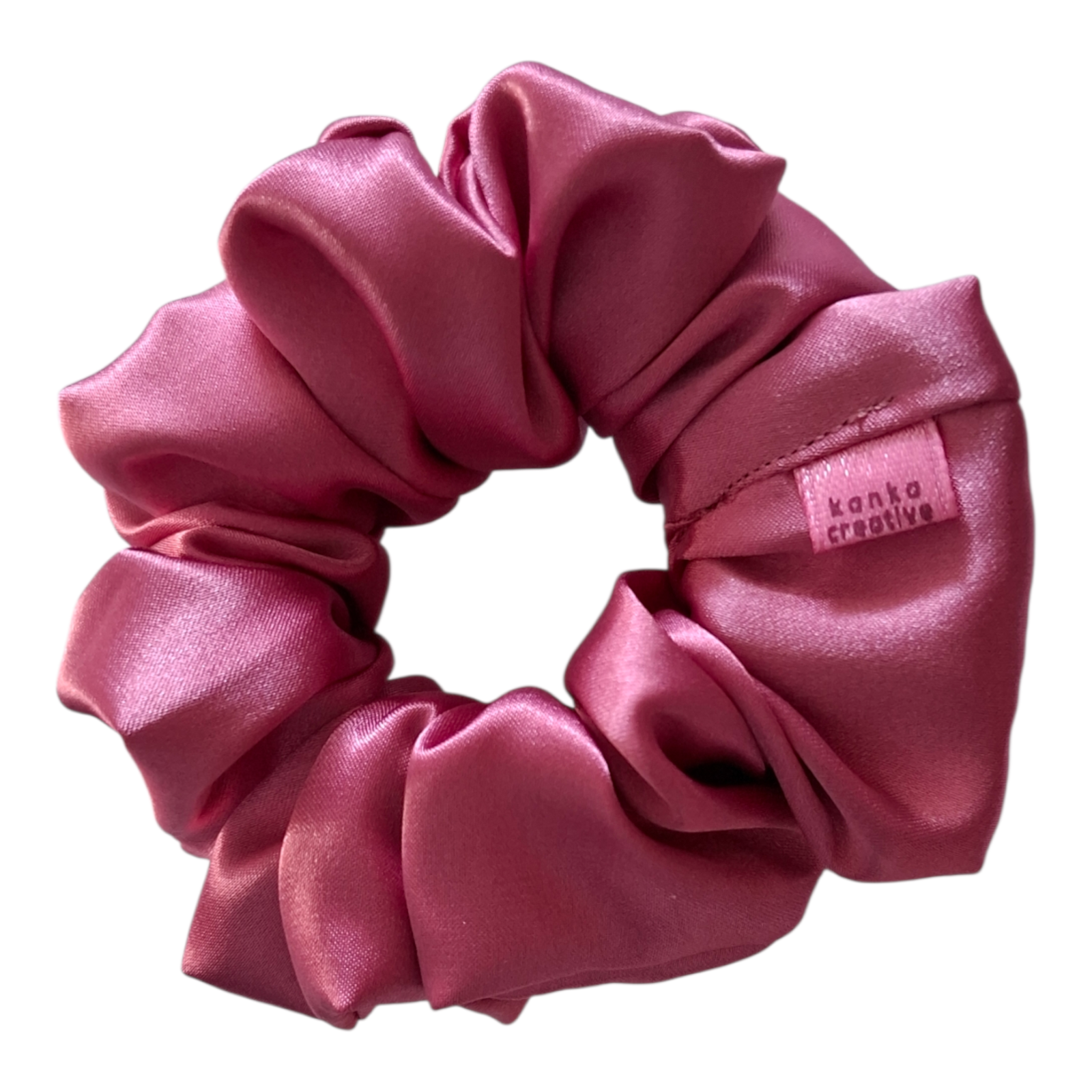 Deluxe Satin Scrunchie Pink