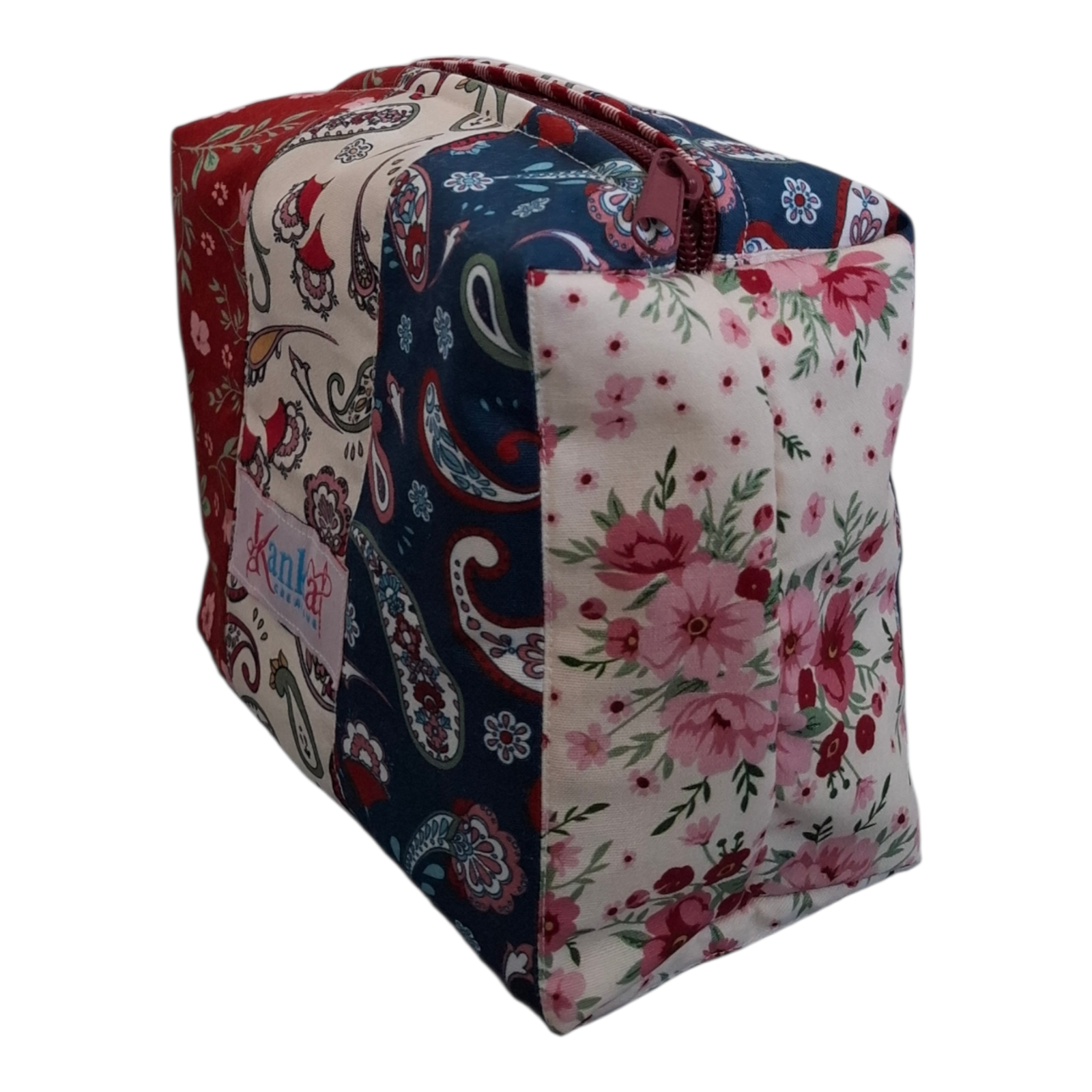 Vinni Quilted Make Up Bag - Image 2