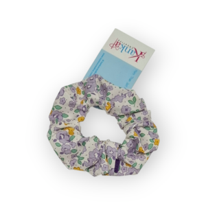 purple daisy scrunchie
