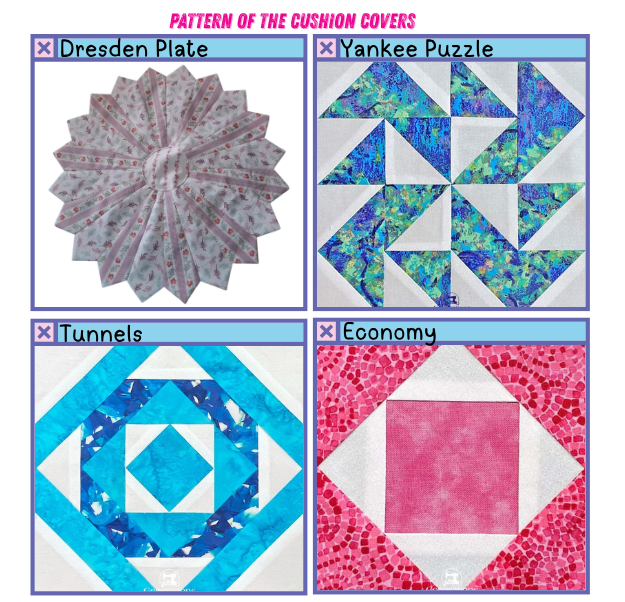Cushion covers quilt patterns