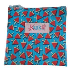 Kanka Pouch Small Blue Watermelon
