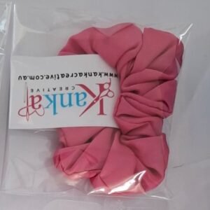Pink Satin Joyride Scrunchie